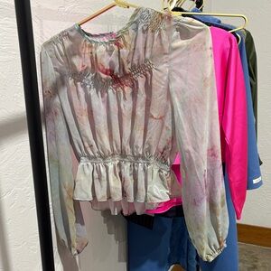 Steve Madden Floral Long Sleeve Women's Top